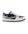 NIKE AIR JORDAN 1 LOW DIOR x TRAVIS SCOTT NAVY BLUE