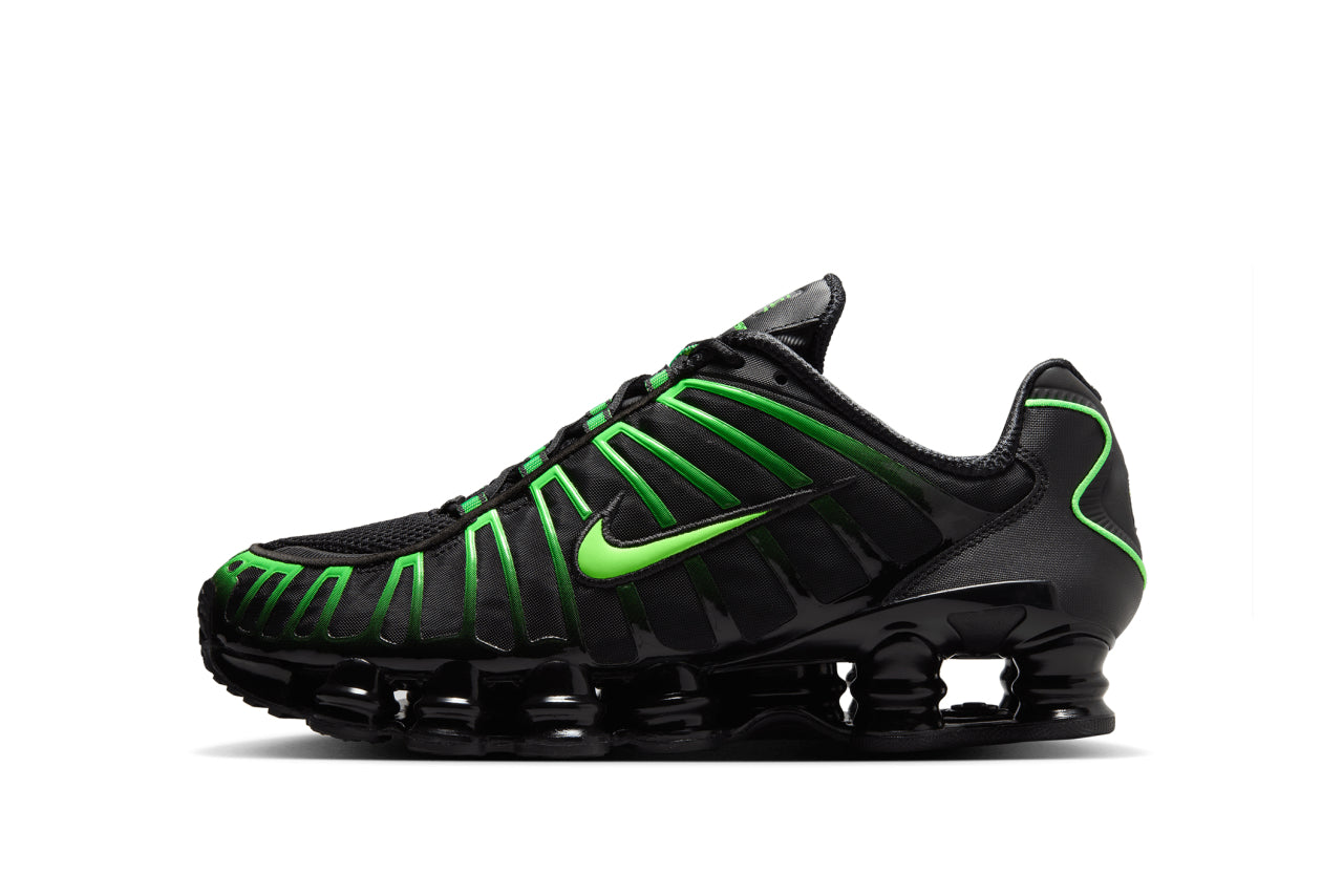 NIKE SHOX TL BLACK NEON