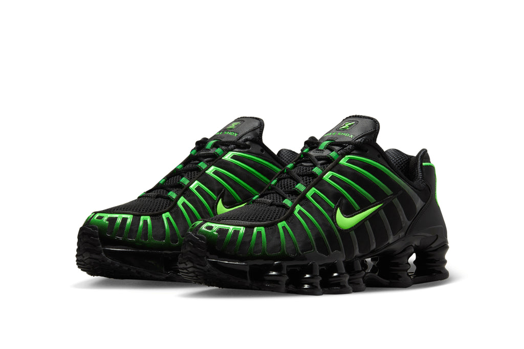 NIKE SHOX TL BLACK NEON
