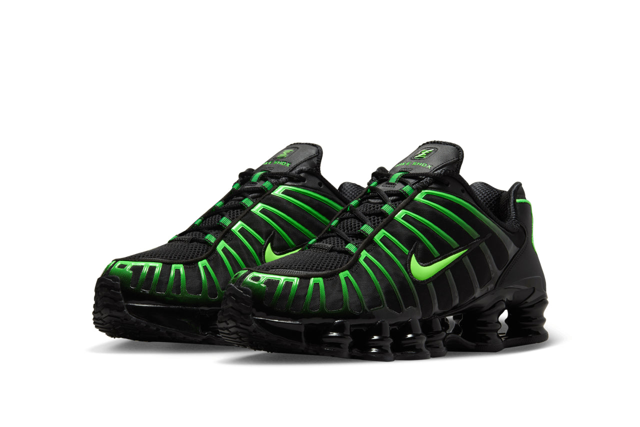 NIKE SHOX TL BLACK NEON