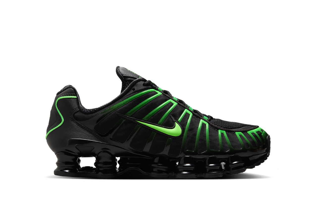 NIKE SHOX TL BLACK NEON