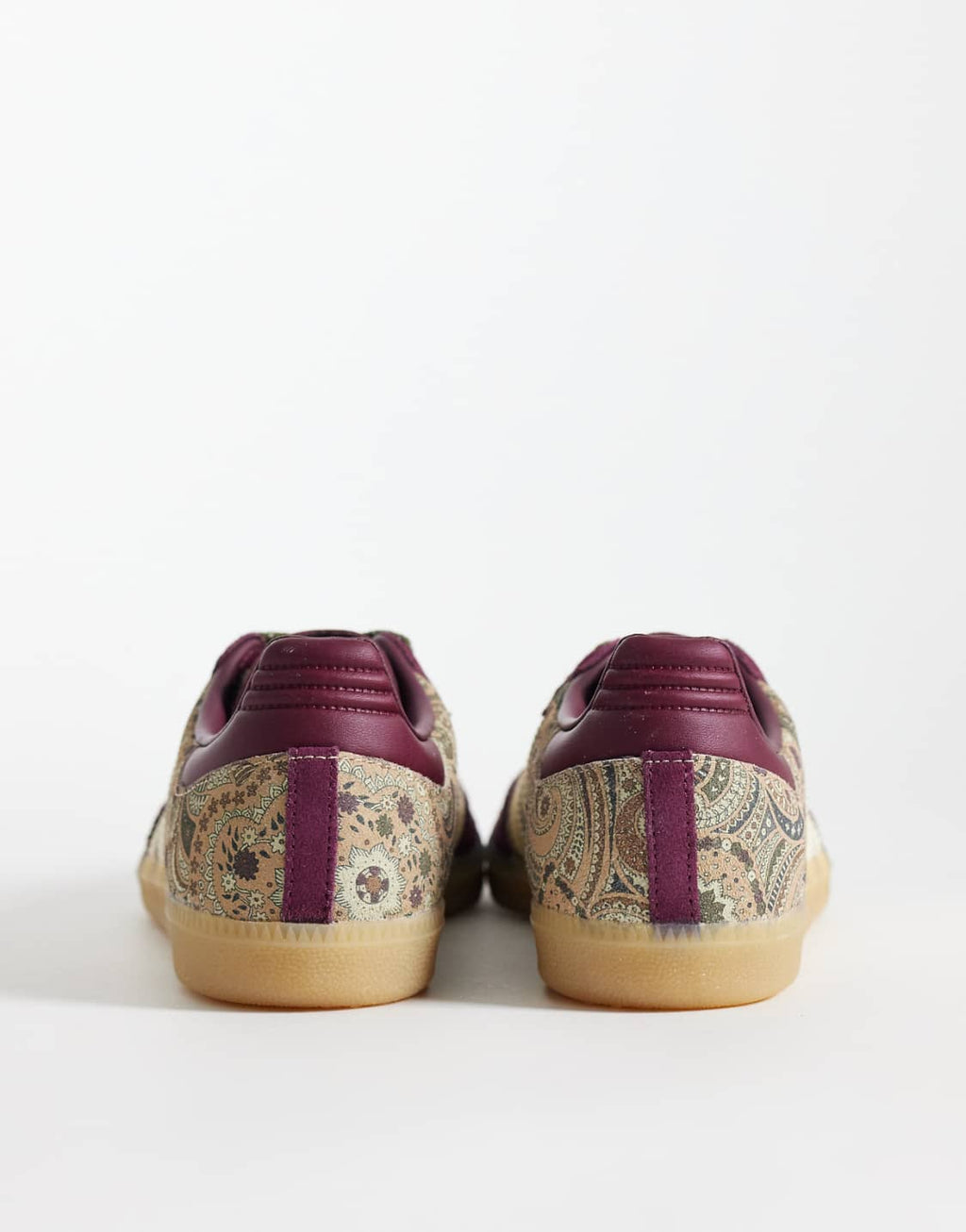 ADIDAS ORIGINALS SAMBA X LIBERTY | BURGUNDY PAISLEY PRINT