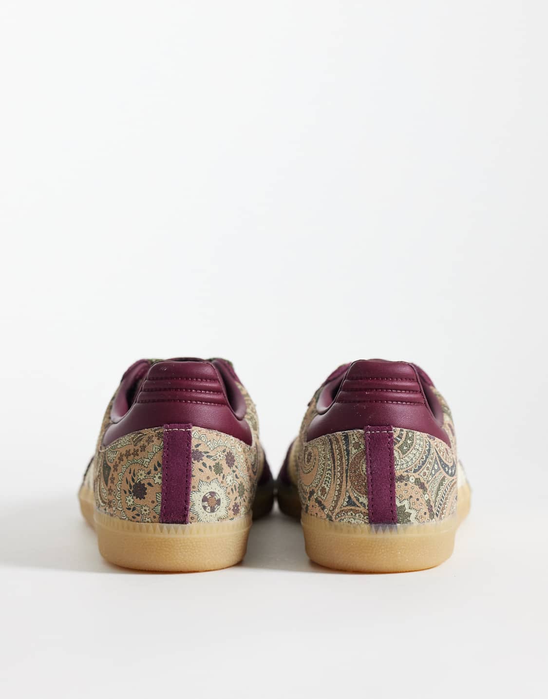 ADIDAS ORIGINALS SAMBA X LIBERTY | BURGUNDY PAISLEY PRINT