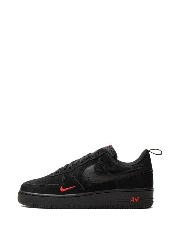 NIKE AIR FORCE 1 LOW MULT SWOOSH BLACK
