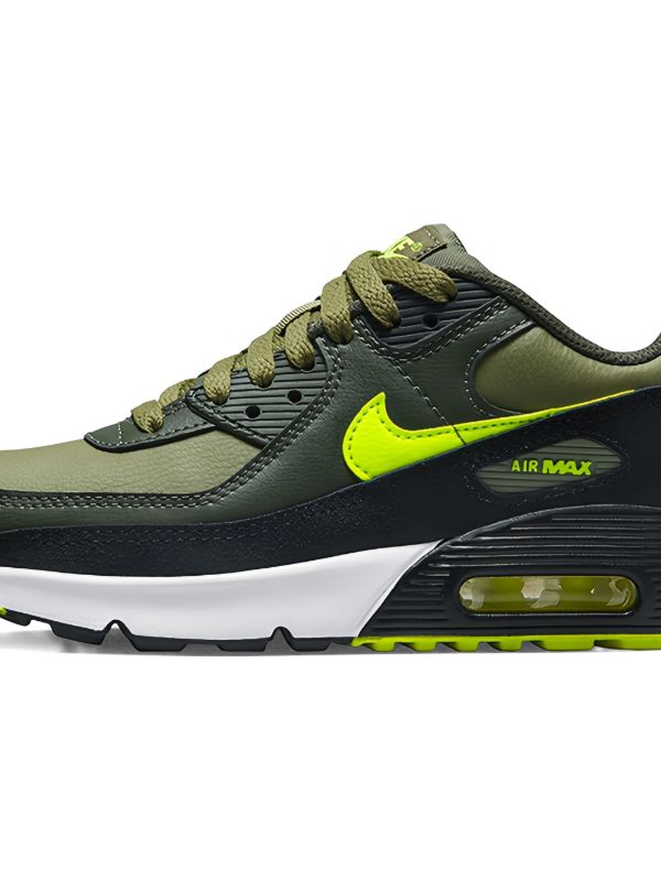 NIKE AIR MAX 90 | MEDIUM OLIVE/VOLT GREEN