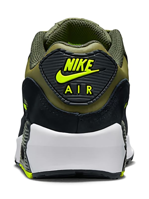 NIKE AIR MAX 90 | MEDIUM OLIVE/VOLT GREEN