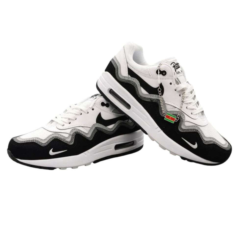 NIKE AIR MAX 1 PATTA BLACK/WHITE