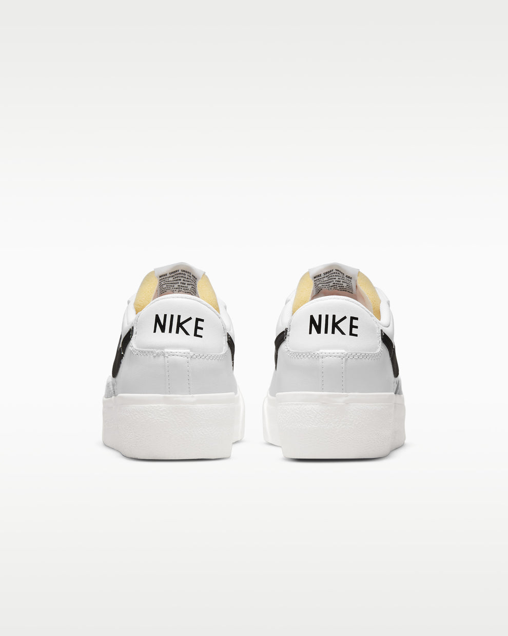NIKE BLAZER LOW PLATFORM WHITE/BLACK
