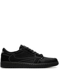 NIKE AIR JORDAN 1 x TRAVIS SCOTT | BLACK LOW SNEAKERS