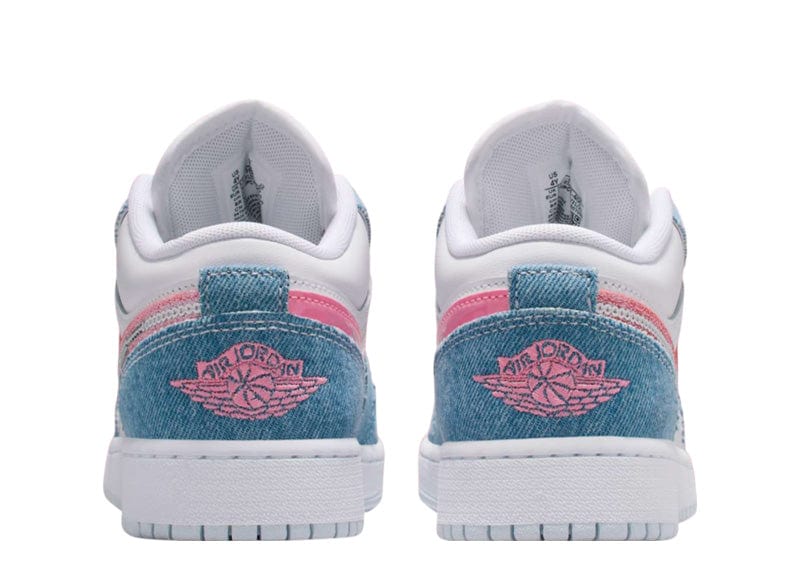 NIKE AIR JORDAN 1 LOW SE DENIM SEQUIN GS - COURT ORDER