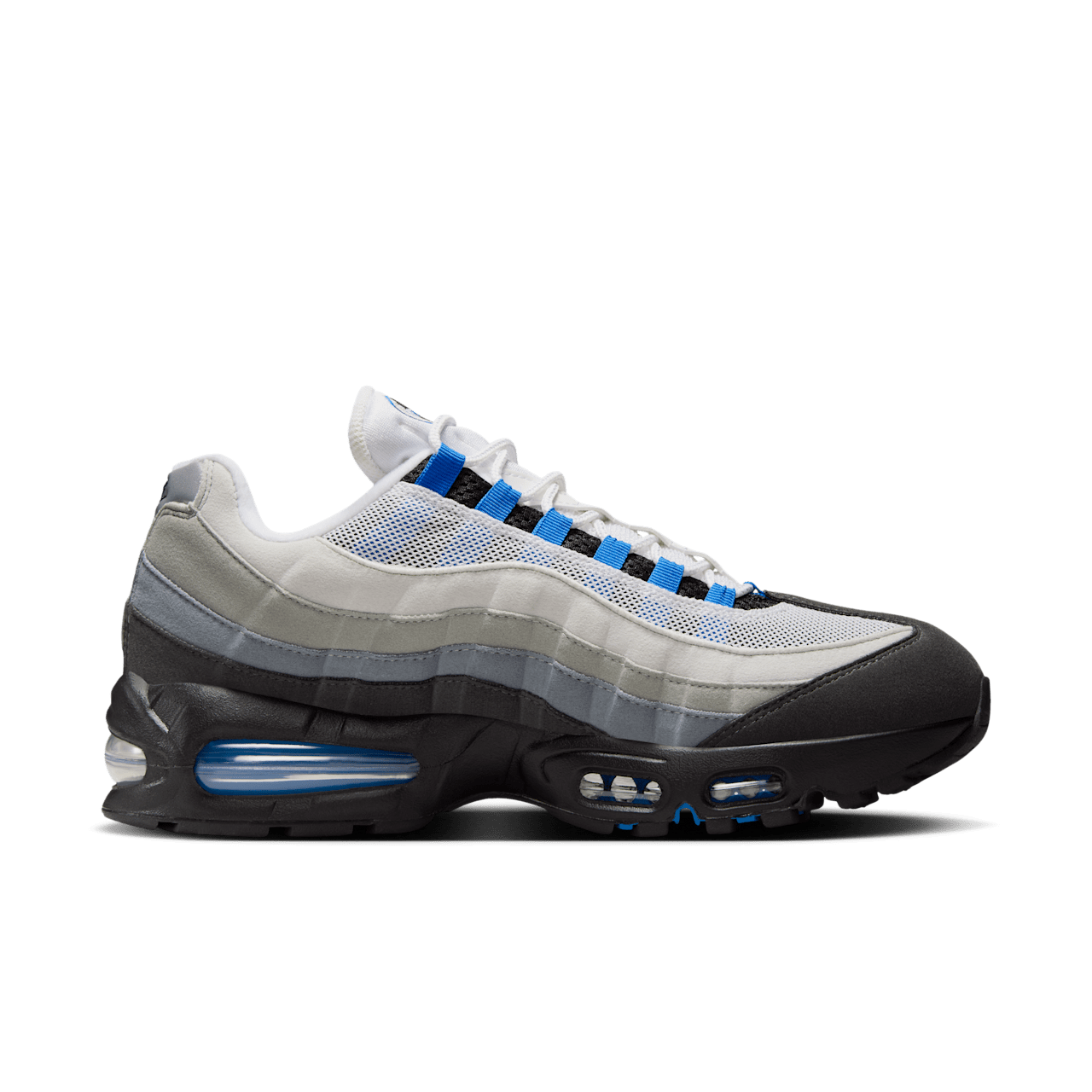 NIKE AIR MAX 95 COOL GREY AND BLUE SPARK
